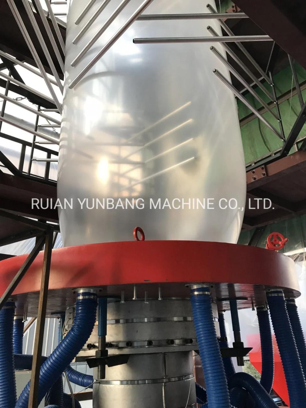 High Speed Rotary Die Head HDPE LDPE LLDPE PE Film Blowing Machine Plastic Extruder Biodegradable Plastic Blown Film Blowing Extrusion Machinery