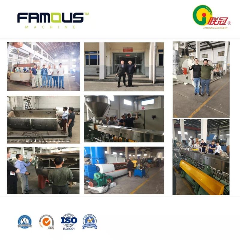 Waste Plastic PP PE Film/Jumbo Woven Bags/Garbage Pet Bottle Flake /Drum/Pallet/Rubber/Lump/PVC Pipe/ Crushing Washing Recycling Line