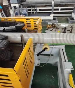 Plastic Nylon HDPE PE PVC Single Wall Corrugated Pipe Soft Hose Extrusion Making Machine