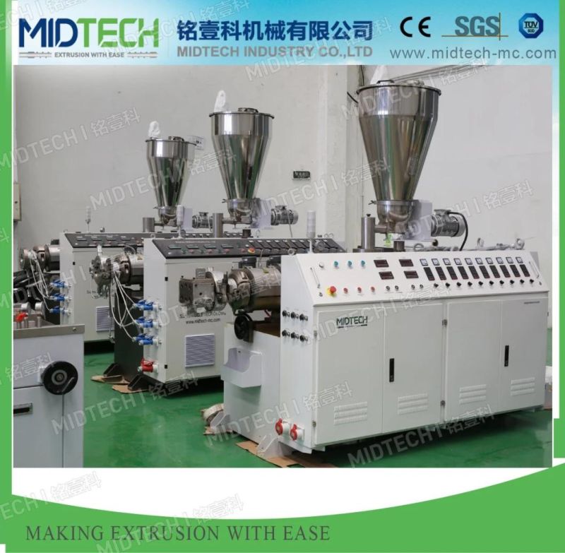 Plastic PVC/UPVC 6 Cavities Corner Bead Profile Extrusion and Automatic Punching Making Machine