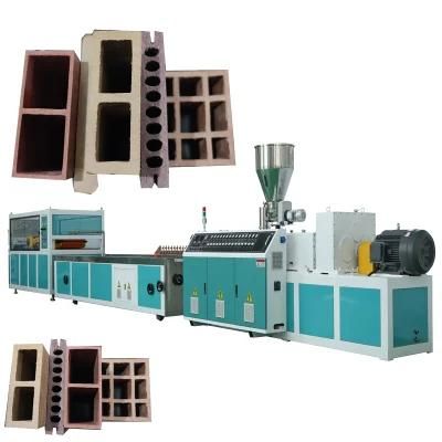 Outdoor WPC Deck Panel Board Profile Extruder Machine