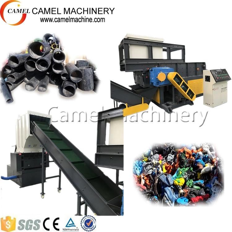 Waste Plastic Shredder Shredding Crusher Recycling Machine