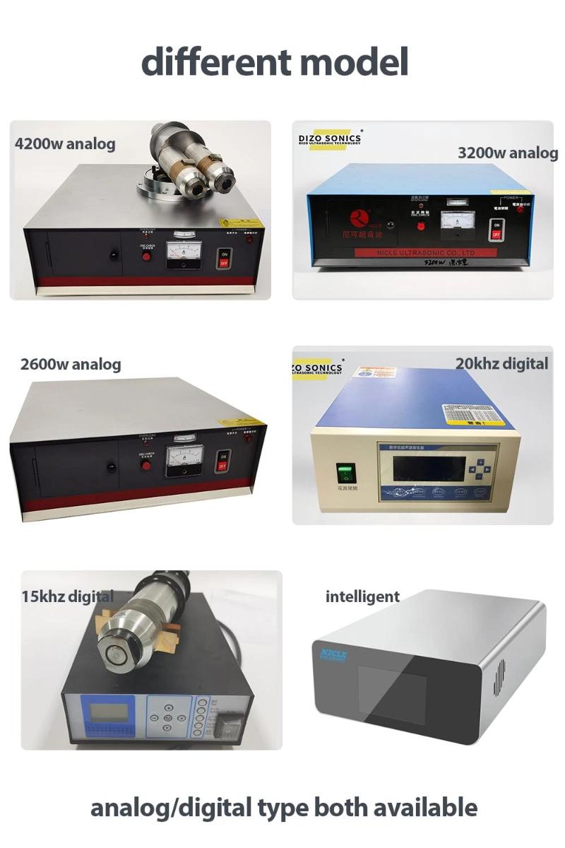 2% Discount 15K 2600W Ultrasonic Welding Generator for Mask Plastic Welding Machine Sealing Machine Bonding Machine for Face Mask and Nonwoven and Plastic