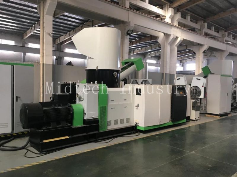 Waste Plastic PP/PE Film Bags Fibers Granulation Machine Pelletizing Line