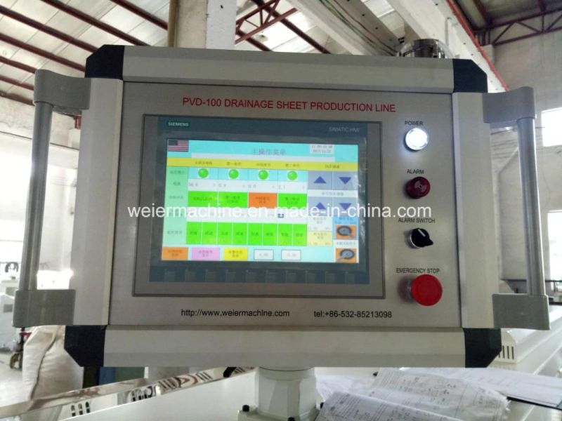 100mm Prefabricated Vertical Drain (PVD) Production Line with Online PVD Coating Machine