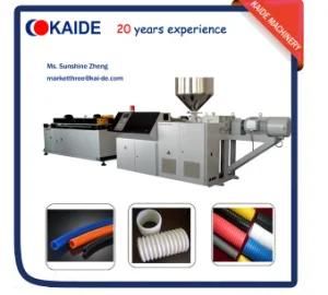 PE Single Wall Corrugated Pipe Production Machine/Corrugated Pipe Extrusion Line Cheaper ...