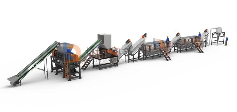 Automatic Waste Plastic PE Film PP EPS Woven-Bag Jumbo-Bag Raffia Recycling Washing Machine/Plastic Granulator/Crusher/Crushing Machine Line /Equipment /System