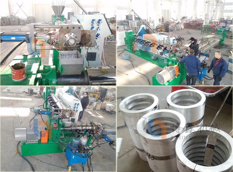 Side Force Feeder Plastic PP/PE HDPE Scrap Pelletizing Machine with Noodle Type Cutting