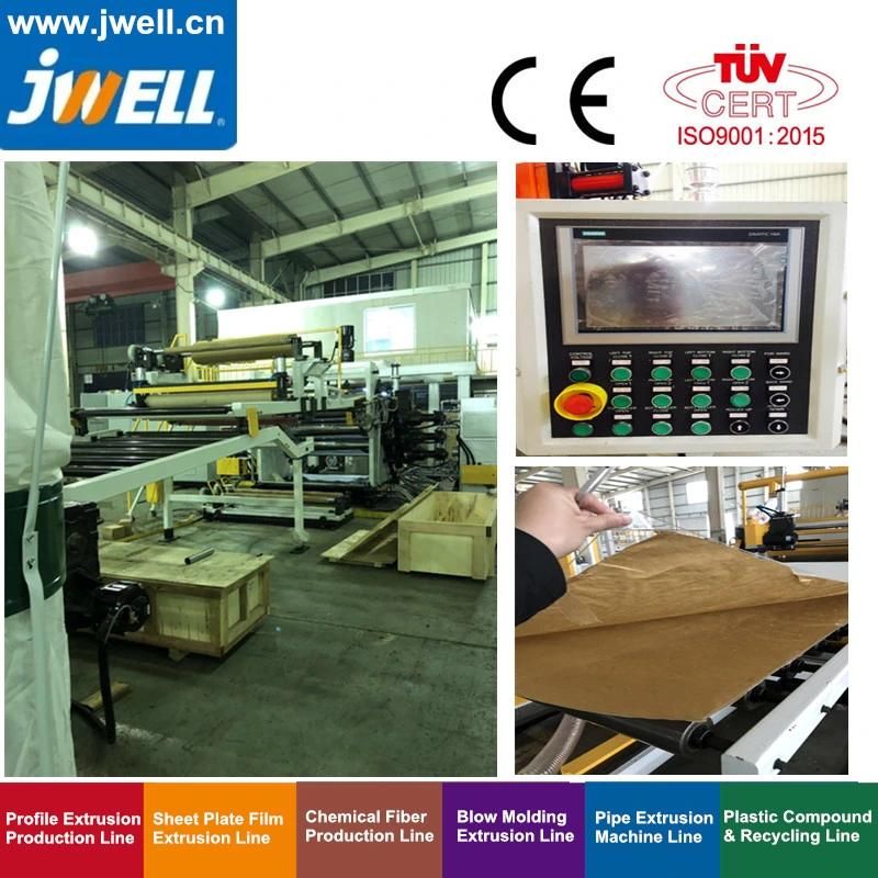 Jwell - GPPS PC PMMA Plastic Sheet & Plate Extrusion Line GPPS PC PMMA Arylic Plastic Sheet/Board/Production/Extrusion/ Extruder Line.