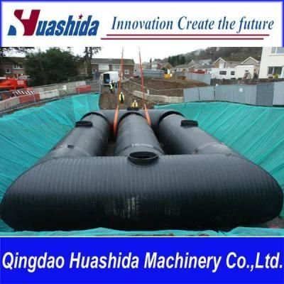 HDPE Plastic Hollow Wall Spiral Pipe Extrusion Line