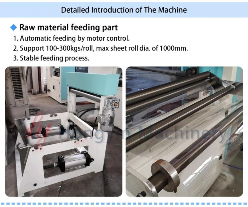 Automatic 4-Station Plastic Fruit Box Making Machine Plastic Thermoforming Machinery