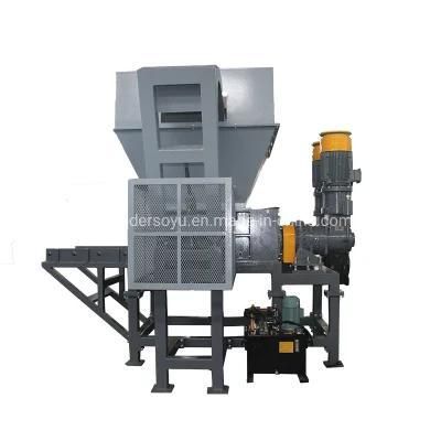 Waste Plastic PVC Four Shaft Shredder for Plastic Washing Line Shredder