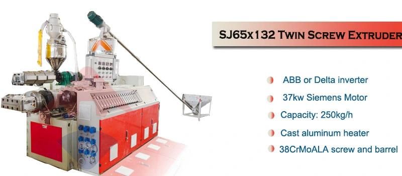 PE PVC Wood Plastic WPC Decking Board Slatwall Panel Extrusion Machine