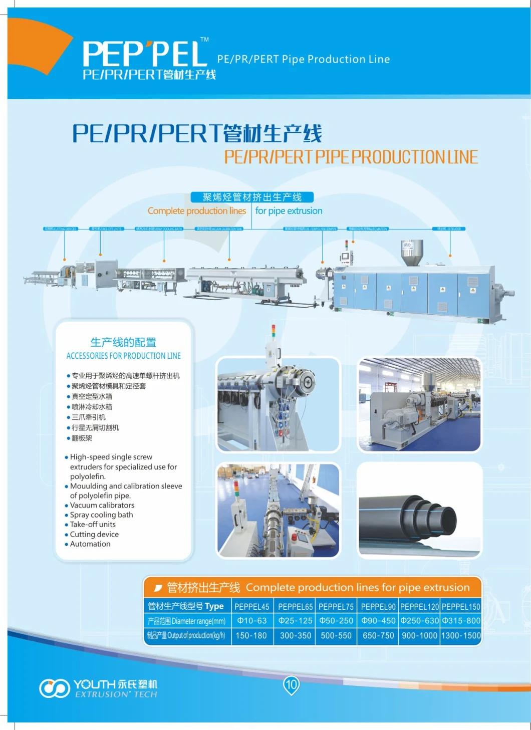 PVC HDPE PE Pipe Manufacturing Machine/Plastic PVC PE Pipe Extrusion Making Machine Price/ Production Line Machine