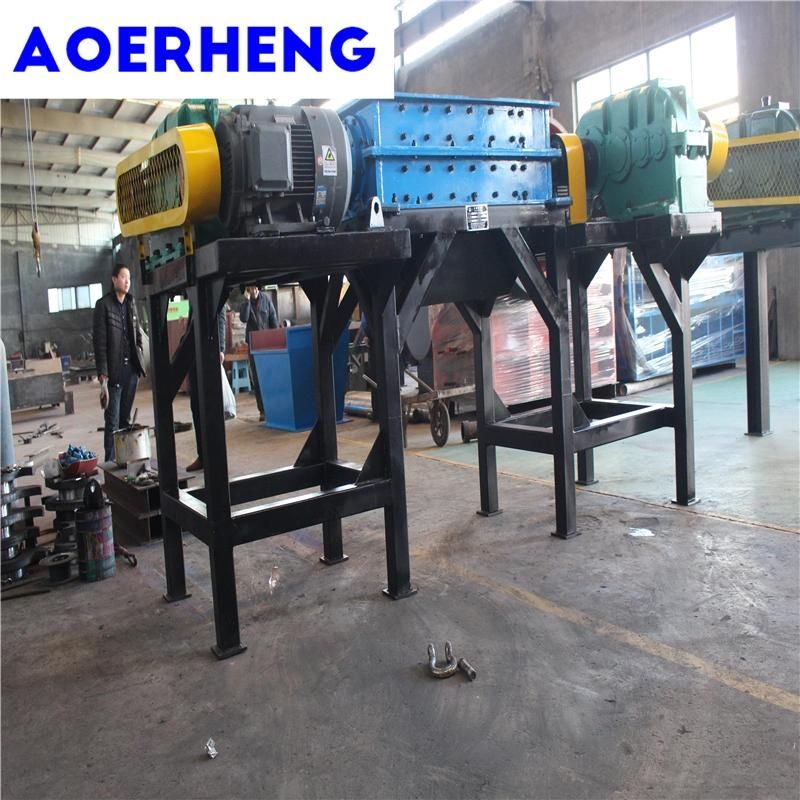 Electric Power Double Shaft Waste Shredder for Death Animal Carcass