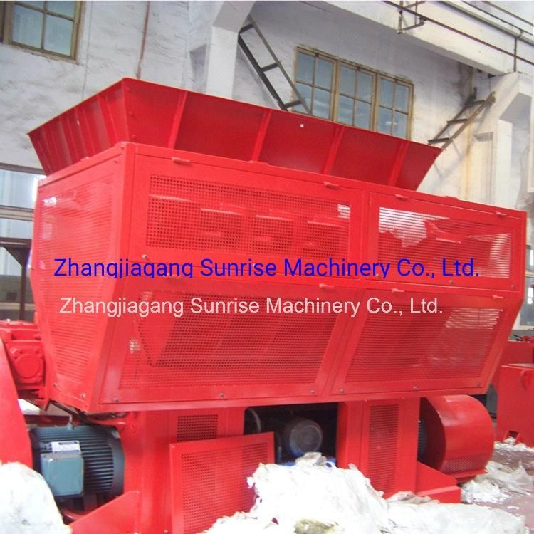 Waste Material Plastic Lump HDPE Pipe Shredder Single Shaft Shredder