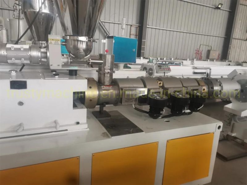 50mm-160mm Width PVC Pipe Making Machine Production Line