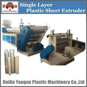 One Layer Plastic Sheet Extrude Machine