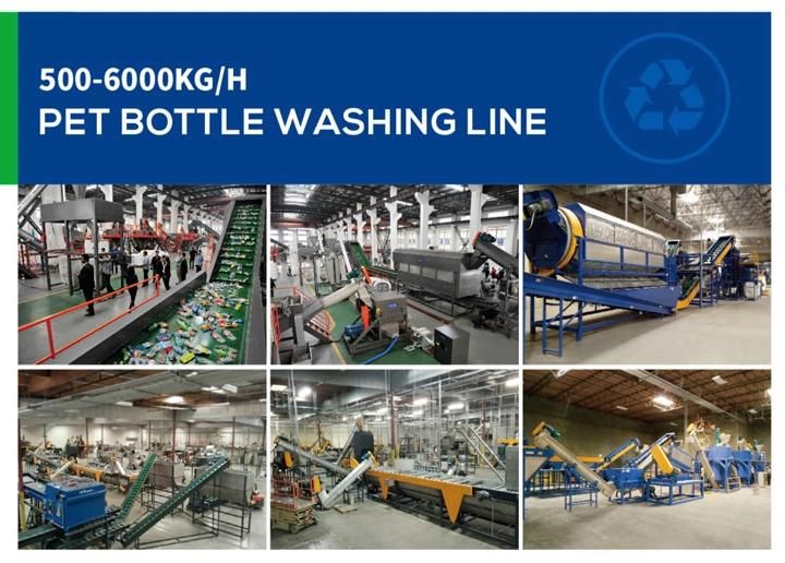 500kg/H Pet Bottle Washing Line