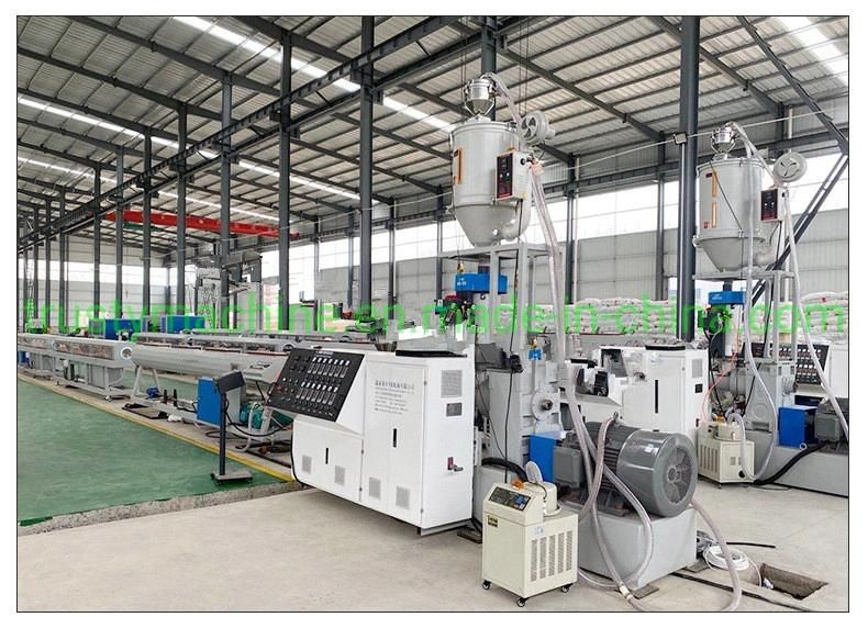 Machine HDPE PE Po PPR LDPE PP Gas Water Pipe Supply Drainage Electric Conduit Hose Tube Production Single Wall Corrugated Pipe Extrusion Line