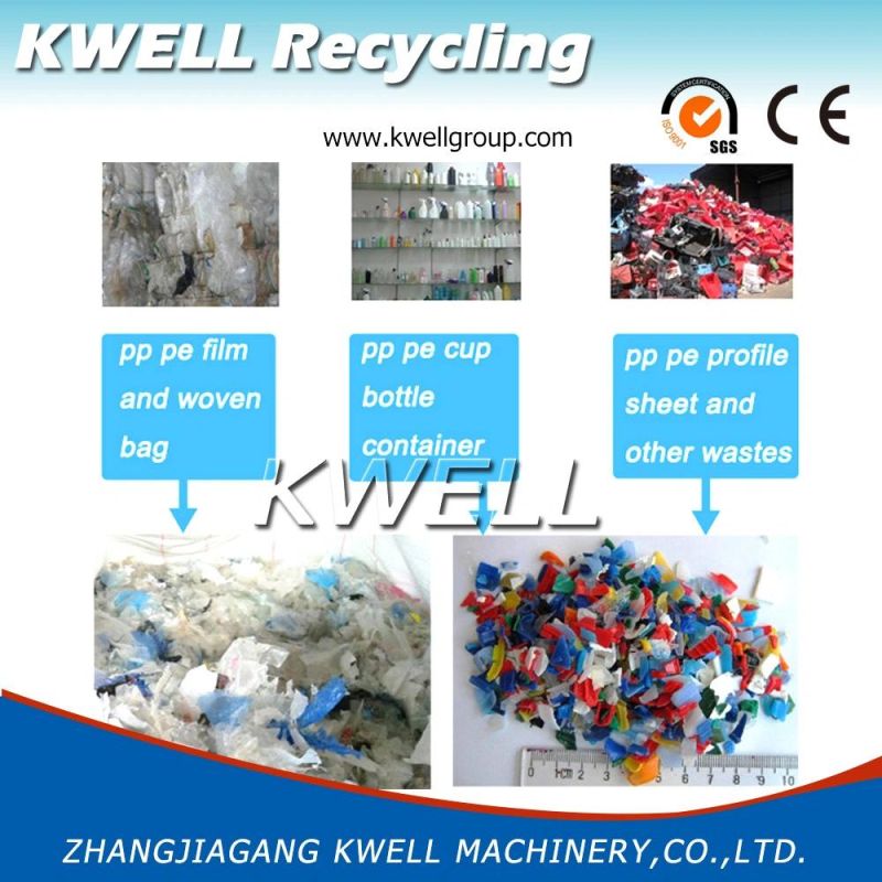 PE PP Plastic Film Recycling Machine/Plastic HDPE PP Bottle Washing Machine Line