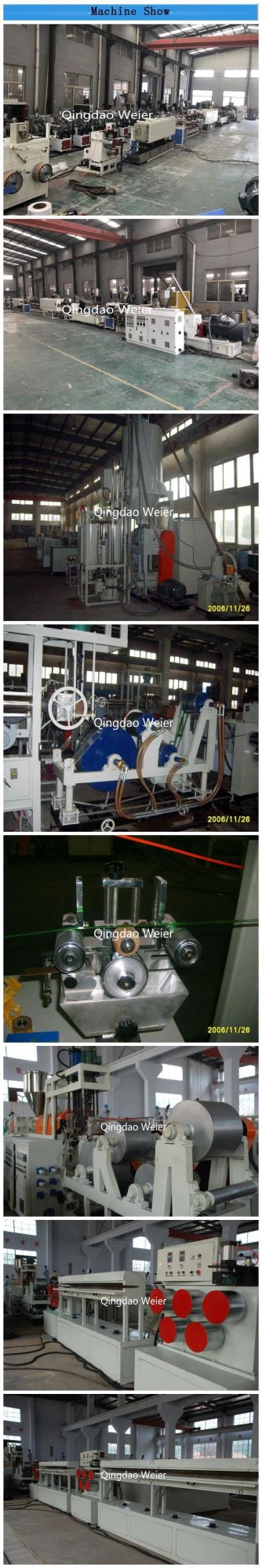 PP Strip Tape Strapping Band Making Production Machine Line