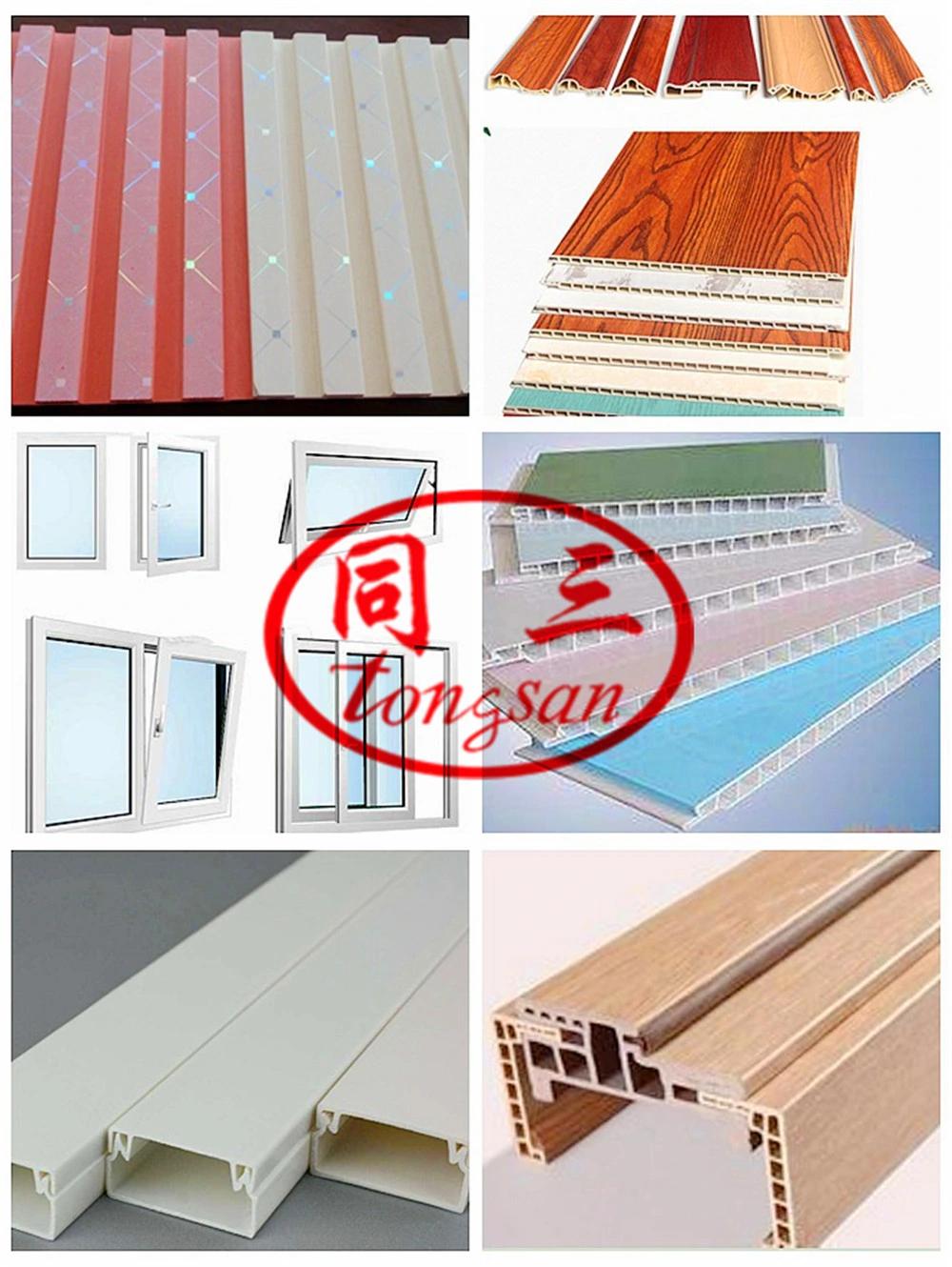 PP/PE PVC WPC Wood Plastic Composite Decking Floor Fence Post Window and Door Panel Frame Profile Making Machine Extruder