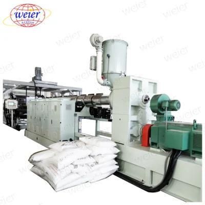 High Speed Flat Yarn Extruder with Winder PE Tarpaulin Flat Woven Fabric Sheet Production ...