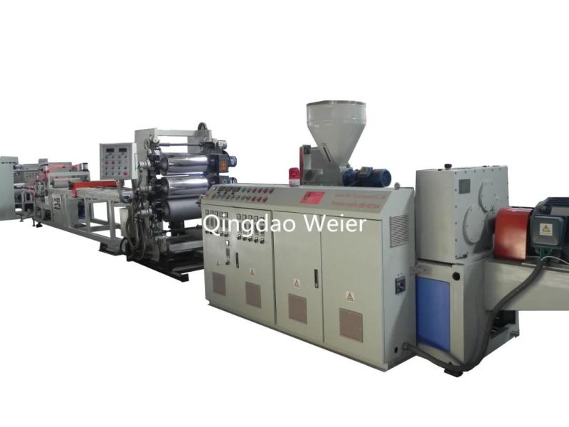 Single Strip PVC Edge Banding Tape Extrusion Machine with Printing Machine