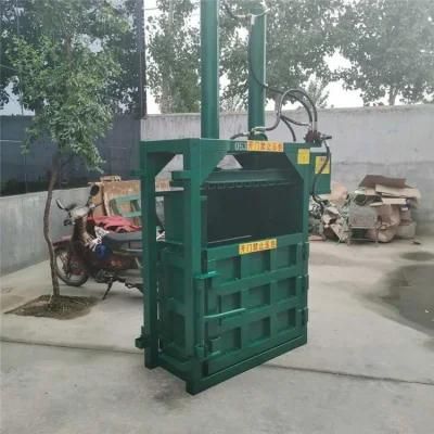 Vertical Hydraulic Cardboard Baler for Sale PLC Control Full Automatic Hydraulic Waste ...