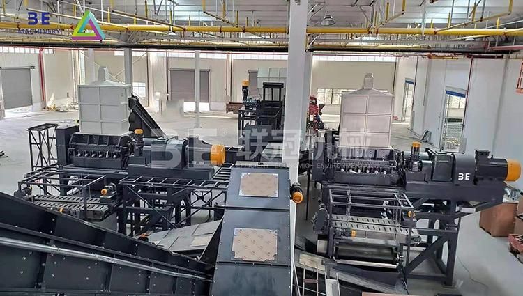 Two Shaft Shredder Tire Recycling Production Line Waste Tyre Plastic Recycling Machinery Rubber Crumb Grinding Machine Equip