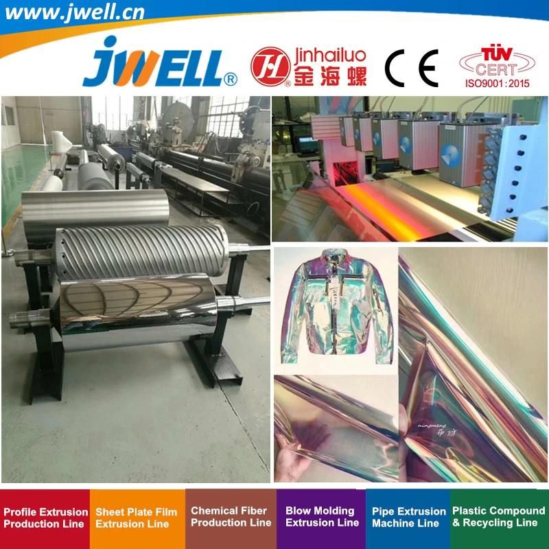 Jwell -TPU Film Making Machine Extrusoin Plastic Recycling Machinery Used in Field of Shoe Clothes Sport Equipment and Car Seat Material