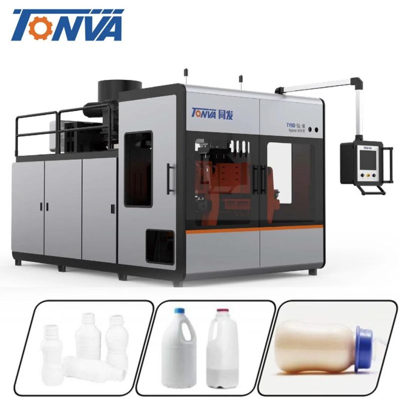 Plastic Bleaching Bottle Production Extrusion Blow Molding Machine Complete Line