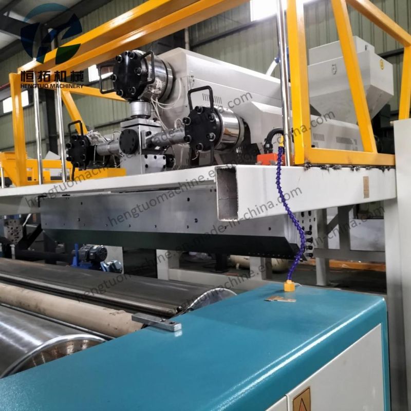 1000mm 3 Screw 3 Layer 5 Layer PE Plastic Extruder Stretch Wrap Pallet Film Extrusion Machine