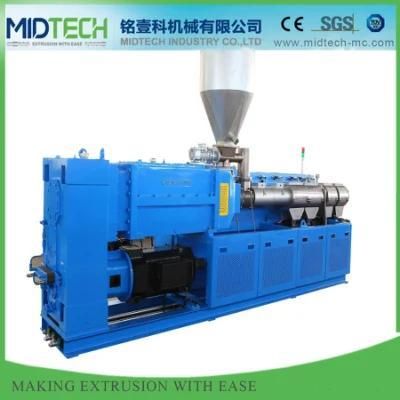 High Efficiency PVC Pipe/Profile/Board/Sheet Conical Twin Screw Extruder