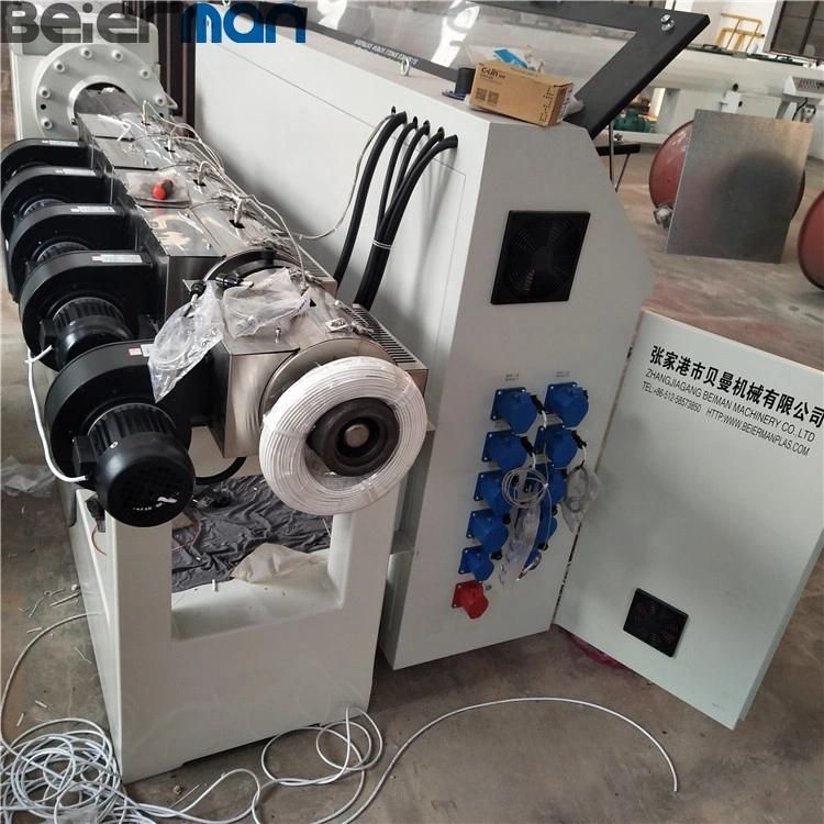 Turkey Market Popular 37kw 55kw 75kw Siemens Motor Sj65 Sj75 Sj90 Single Screw Extruder Plastic Pipe Single Screw Extrusion Machine 100-300kg/H Output