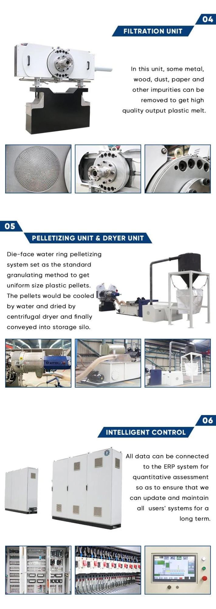 Small Energy Consumption PP Bag Pelletizing Machine