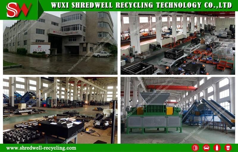 Twin Shaft Hard Disk/PCB/Printer Shredding Machine for Used E-Waste Recycling