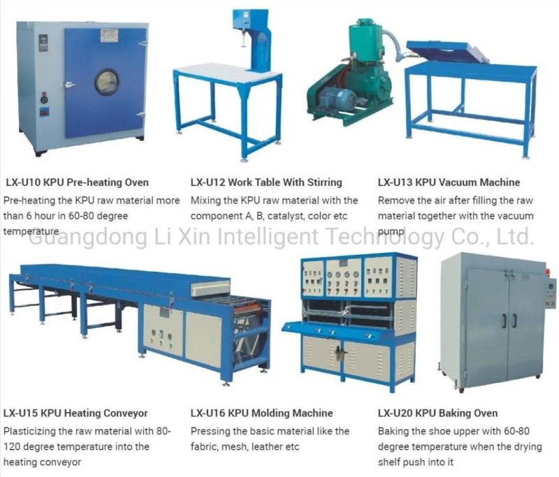 Kpu Sport Shoe Cover and Bar Mat Making Molding Machine