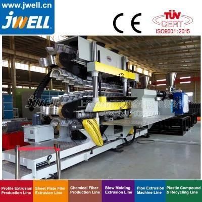 Jwell High Speed HDPE PP Dwc Pipe Extrusion Machine