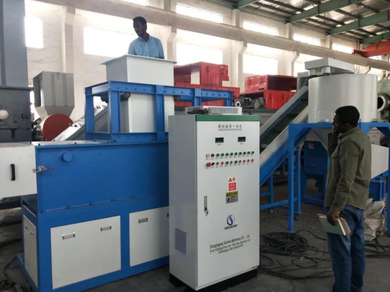 PP ABS PVC HDPE Plastic Pipe Crusher Recycling Shredder Grinder