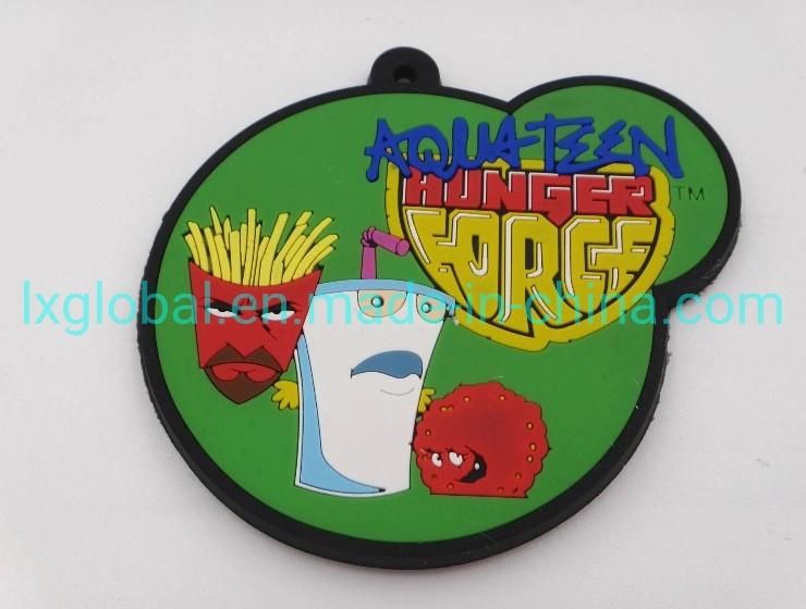 PVC Cartoon Key Chain Molding Machine Double Sided PVC Products