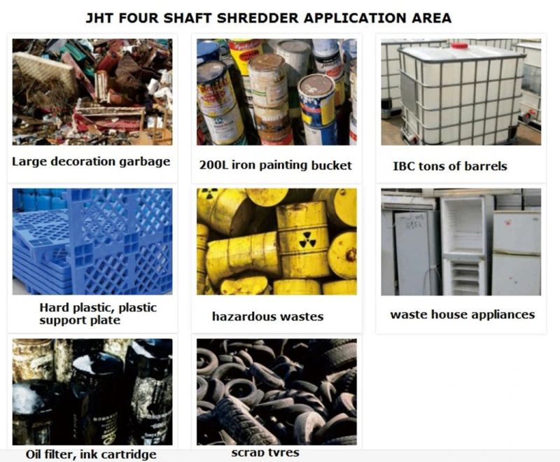 EVA, Poe, Tpes, PS, ABS, as Scrap Plastic Shredder Machine for Recycling