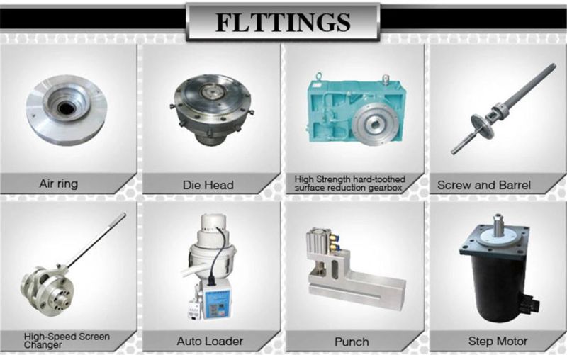 Multi-Layer Film Extruder with Rotary Die Head and Double Winder