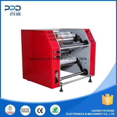 China Manufacturer Semi Auto Stretch Film Slitter Rewinder Machinery