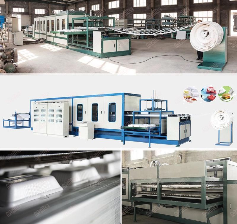 Plastics Foam Fast Food Container Machine for Making EPS Lunch Box and Tray Mt105/120
