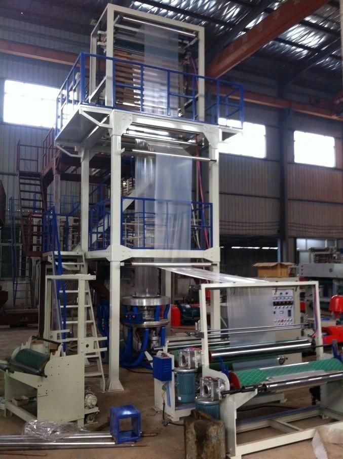 Biodegradable Polyethylene Polythene HDPE/LDPE Plastic Film Blowing Machine