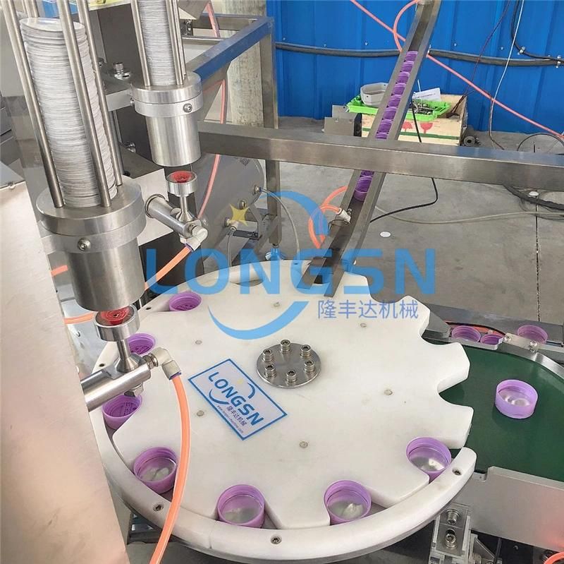 Cap Lining Wadding Machine for PE Foam Aluminum Foil