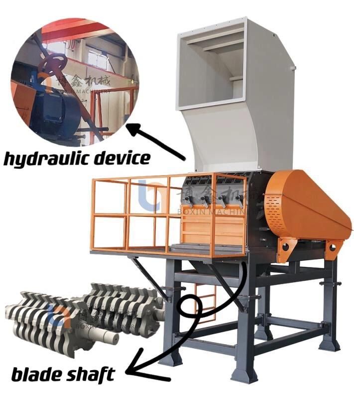 Hard Plastic Crusher Shredding Machine Type Plastic Granulator Shredder Machine for Larger and Harder Materials