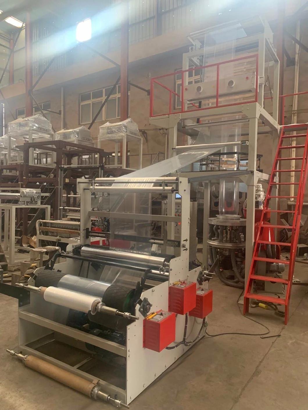 China 2 Color Flexo Printing Connect Film Blowing Machine Price